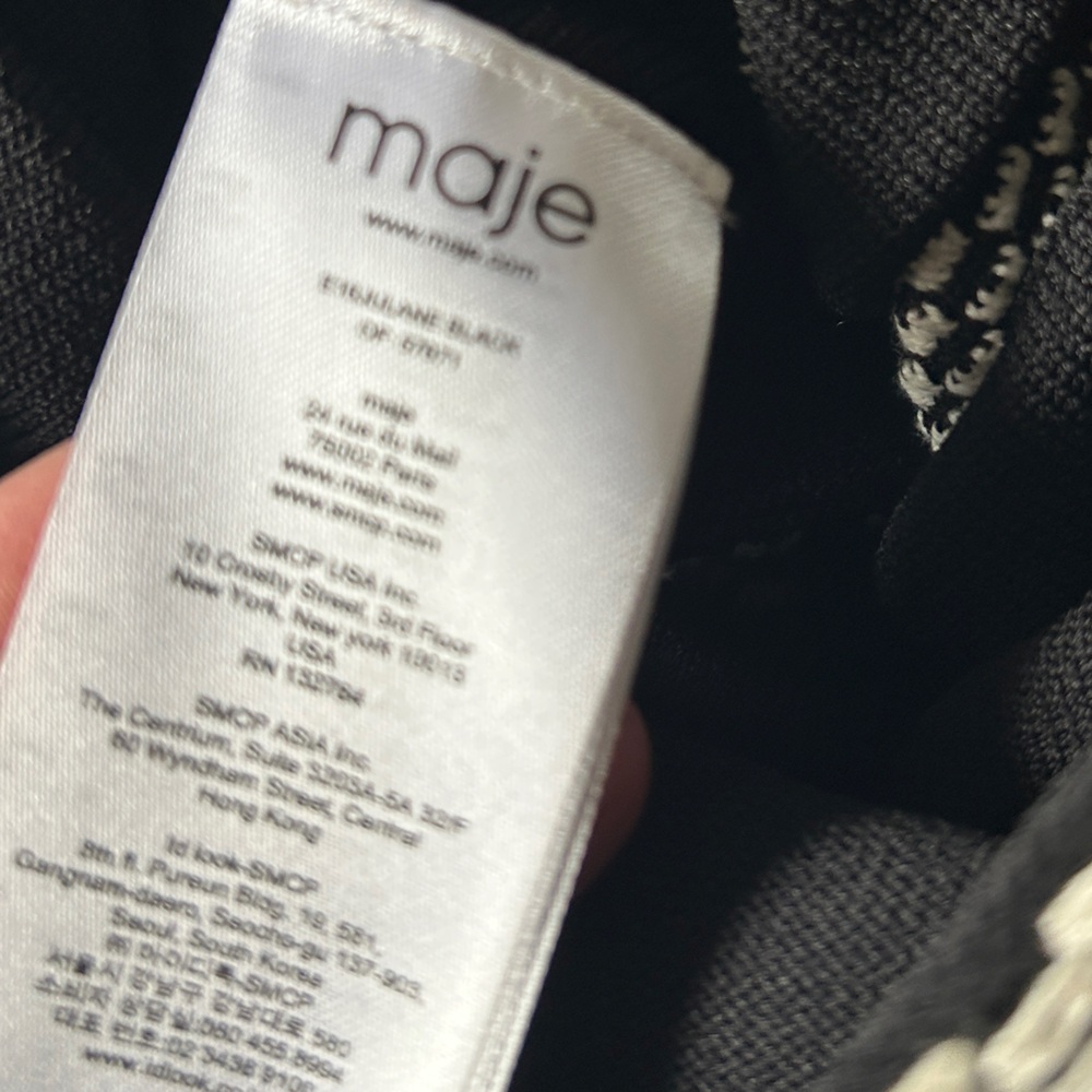 Maje Julane Flared Knit MIni Skirt - Picture 7 of 7